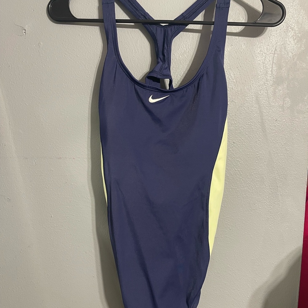 Nike Blue and green One Piece Swimwear for Performance